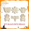36 Pieces Wooden Ornaments to Paint Crafts Halloween Thanksgiving Decoration Wood Discs for Harvest