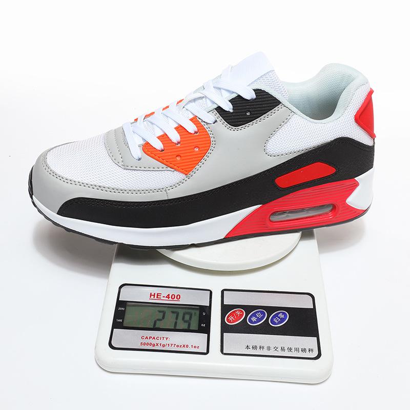 Shoes Men's Large Size Air Cushion Shoes Fashion Trend Board Shoes Lightweight Breathable Casual Sneakers