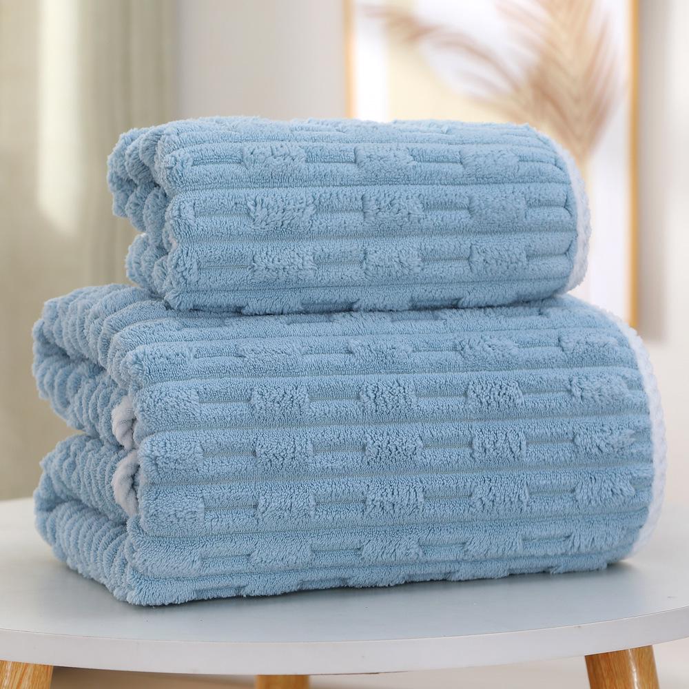 Bamboo Terry & Coral Fleece Absorbent Bath & Beach Wrap Towel