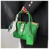 Spring New High Quality Women's Shoulder Bag Trendy Autumn Winter Vegetable Basket Ladies Small Fragrance Crossbody Bag Fashion Buckle Bucket Bag