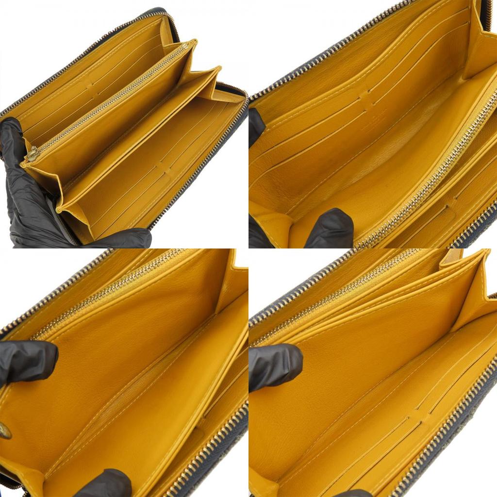 Used LOUIS VUITTON Purse Zippy wallet M95614 Zip Around Monogram denim Noir black Accessory