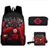 Toilette Mann Schultasche Titan Monitor Mann Rucksack Umhängetasche Federmäppchen Dreiteiliges Set