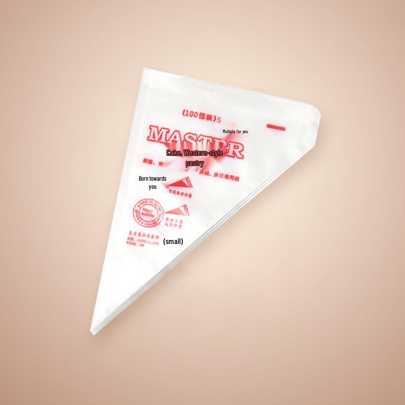 Disposable Cream Piping Bags - 100 Pieces, Small To Large Sizes for Cake Icing and Baking Tools