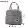 Insulated Lunch Tote: Waterproof & Oilproof Bento Carrier with Thick Aluminum Foil for Students & Office Workers
