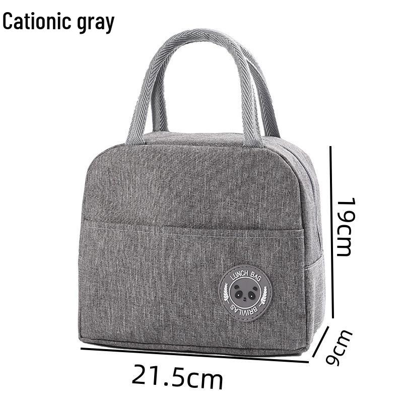 Insulated Lunch Tote: Waterproof & Oilproof Bento Carrier with Thick Aluminum Foil for Students & Office Workers