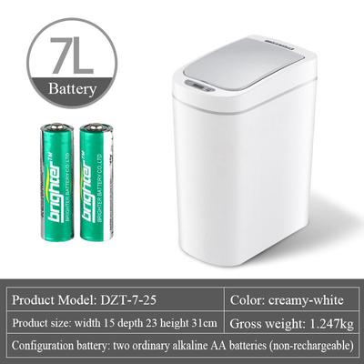 Smart Trash Can Toilet Induction Waterproof Trash Can Plastic Creative Smart Home