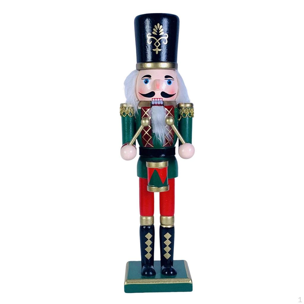 Nutcracker Soldier Figurine Party Favors Sculpture for Bookshelf Desktop