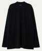 MAYOL Half-Zip Long-Sleeve Polo Shirt_Black