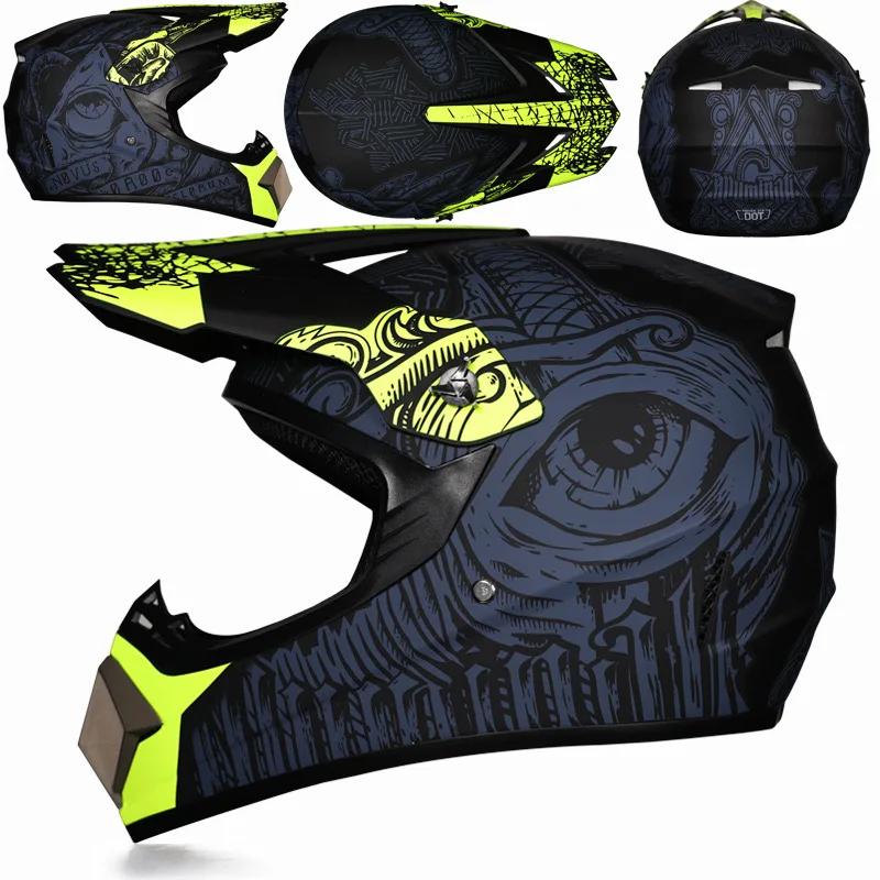 Hot Sale Motorcycle Helmet Racing Off-Road Helmet Men Moto Bike Downhill Am Dh Cross Para Moto Children Motocross Helmet Dot