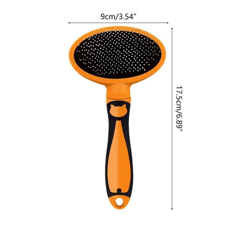 Pet Brush Deshedding Slicker Comb Comfort Handle Cats Brush for Shedding and Grooming for All Long or Short Hair Pet