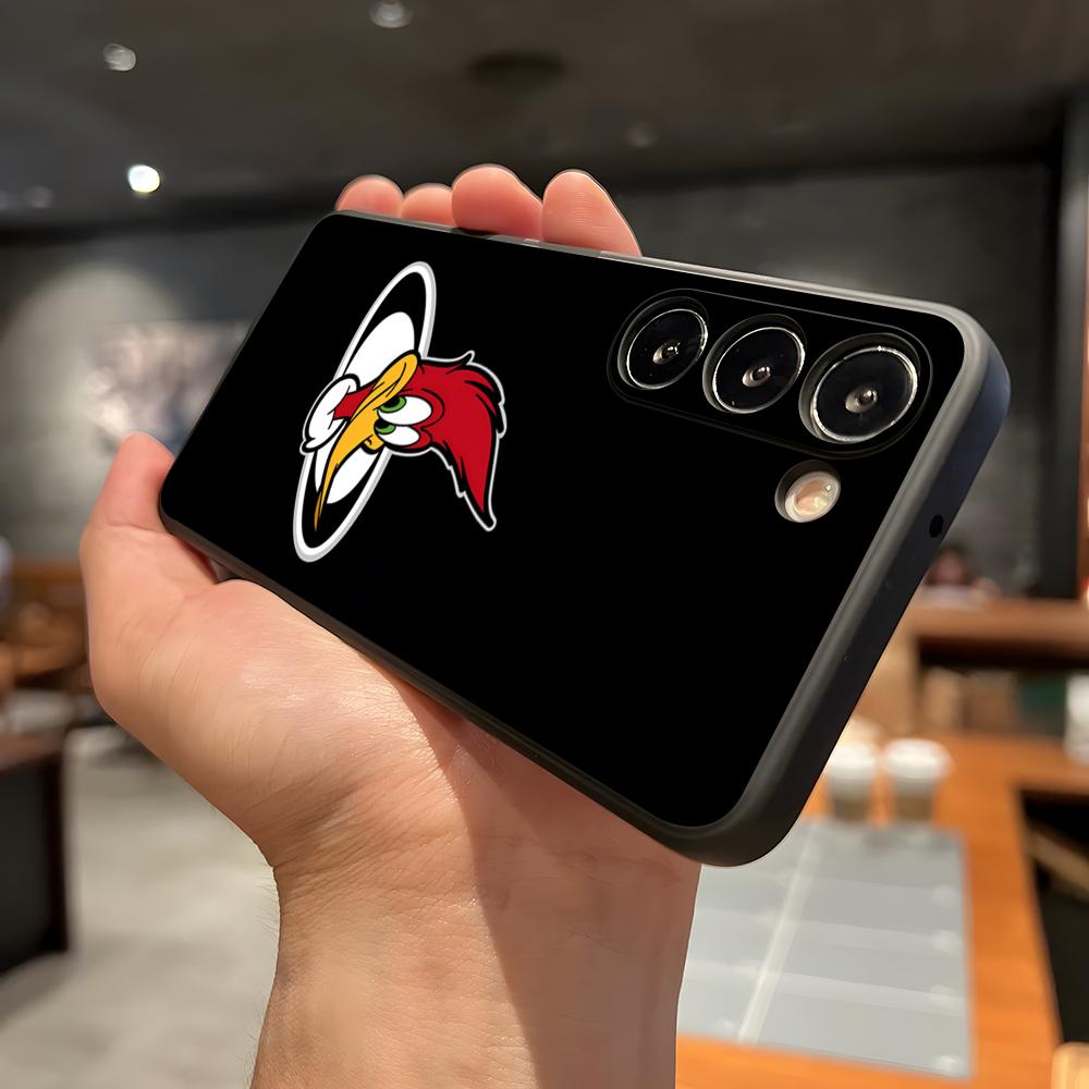 

T-the Woody Woodpecker Phone Case For Samsung A56 A36 A26 A16 A15 A25 A35 A55 A14 A34 A24 A54 Black Soft Shell Samsung A12 4G