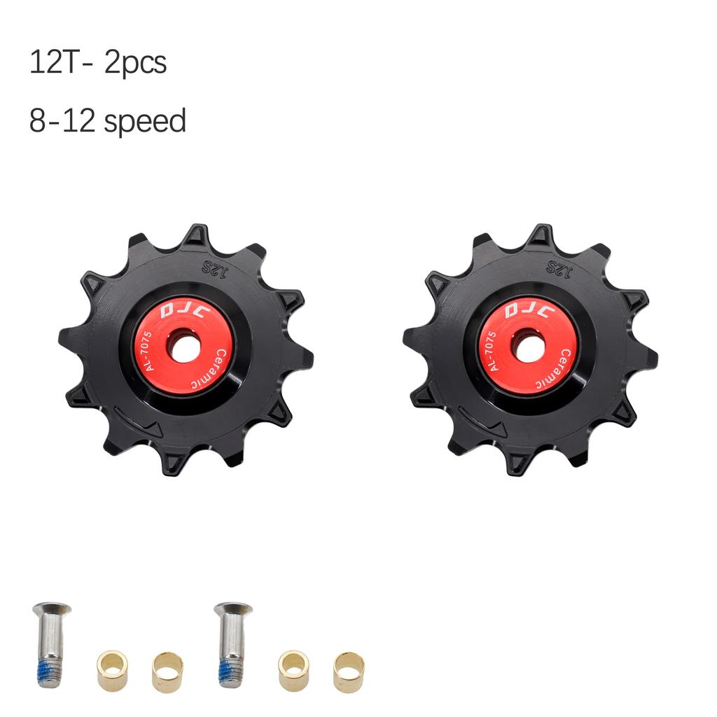DJC 12 Speed Ceramic Bearing Pulley Wheel Guide Roller Jockey 11T 12T 13T 14T MTB Road Bike for Shimano for Sram 12s AXS T-TYPE