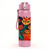 1PC Multicolor Stacked Cat Group 750ml Color Plastic Sports Water Bottle Leakproof Flip Straw Lid For Sports Office Home Use