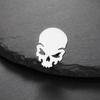 LIKGREAT Gotische Totenkopf Brosche für Damen Herren Skelett Anstecknadel Edelstahl Schmuck für Halloween Kostüm Jacke Rucksack