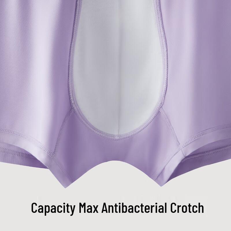 YOUKESHU Men's 60-Count Lenzing Modal Antibacterial Boxer Briefs 3-Pack