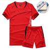 Men's Summer Sports Casual Set: Short-Sleeve V-Neck, Plus Size, Slim Fit, Korean Style