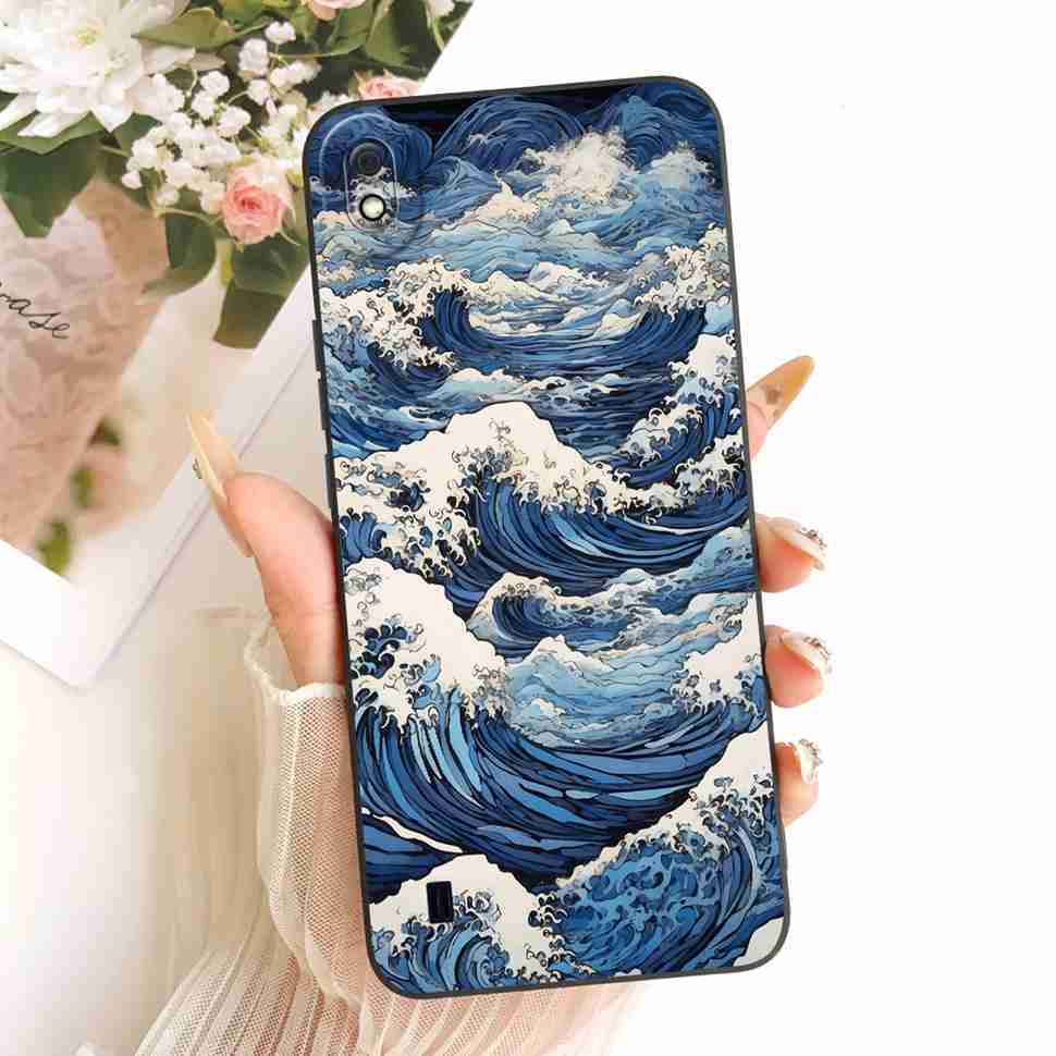 Cute Cat Book Case For Samsung Galaxy A10 A105F Case Soft Siilcone Back Cover For Samsung A10 A 10 Phone Cases 6.2'' Fundas