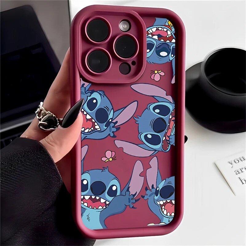Stitch Angel Love Heart Phone Case For Infinix GT 30 20 10 Pro Tecno Camon 40 30 20 Pro Spark 20 10 Pro 30C 20C Pova 6 7 Cover