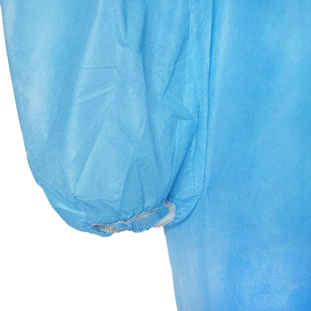 Disposable Apron Blue With Velcro (Non-woven 22G) 1 Piece