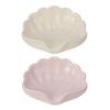 1/2Pcs Soap Box Shell Shaped Drain-Free Soap Tray Compact Size Plastic Automatic Drainage Function Bathroom Soap Rack