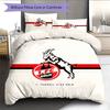 1. FC Köln Pattern Bedding Home Decoration Birthday Gift ( 1 duvet cover + 2 pillowcase, without core),fan merchandise.