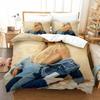 Populaire 2024 Ensemble de literie Fille Kawaii Sexy 3D Dessin Animé Anime Ensemble 3 Pièces Housse de couette pour Chambre d'Adultes Garçons Housse de couette Ensemble de lit