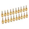20 Pcs Air Conditioning Valve Core Aluminum Alloy Copper Automotive AC High Pressure Valve Cores