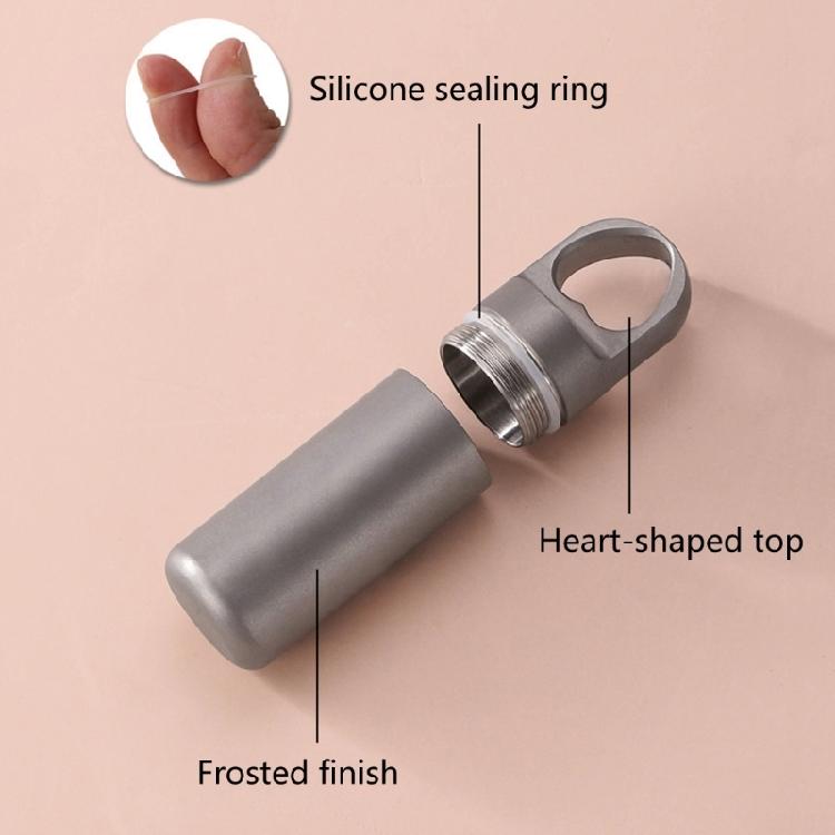 Medicine Box Case Keychains Pills Holder Waterproofs Container Bottles for Travel Purse Wallet Pocket Easy to Carry