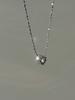 Mosxe [925 Silver] Crystal Cylinder Necklace