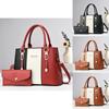 Elegant And Spacious Mother And Child Bag In Modern Striped Color Block Style For Women