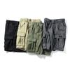BAPAI Pantaloni scurți de modă pentru bărbați noi, din bumbac, ocazional de vară, pantaloni de luptă pentru muncă, pantaloni cargo supradimensionați, scurti, clasici
