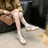 Women's Spring Autumn Casual Sports Shoes with Velvet Lining German Training Shoes for Women Lightweight and Comfortable Sneaker