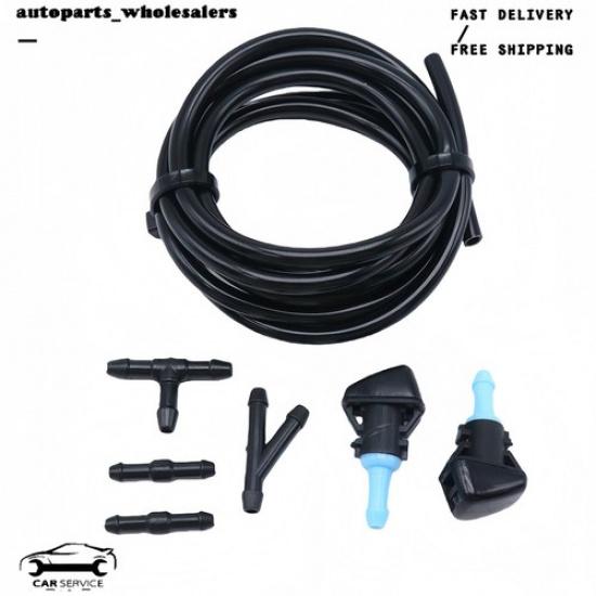 For Jeep Patriot 75 Aniversario Sport US Windshield Washer Nozzles W/Washer Hose