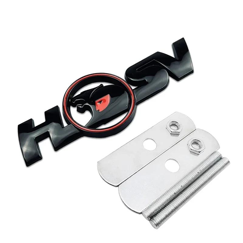 Metal Car Body Sticker for HSV Logo Auto Emblem Front Grille Rear Trunk Decoration