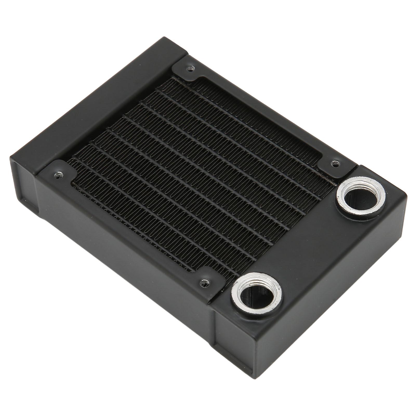 

Aluminum Heat Exchanger 8 Pipes G1 4 Thread 80mm Water Cooling System with Screws for Engraving Machine Printer