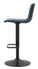 Bar Stool With Lift High Navy Cm 43X49,5X85,5-107(Seat Cm 61-82,5) Set 2Pcs