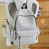 Schoolbag Retro Hong Kong Style Plaid Junior High School Female Students Lightweight College Style Schoolbag Female Lightweight Backpack Casual