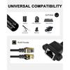Poyiccot Short DMX XLR Cable, 3-Pin Male To RJ45 Female Adapter Conversion Cable, CAT5 Extension for DMX-CON Controller Series, 30cm