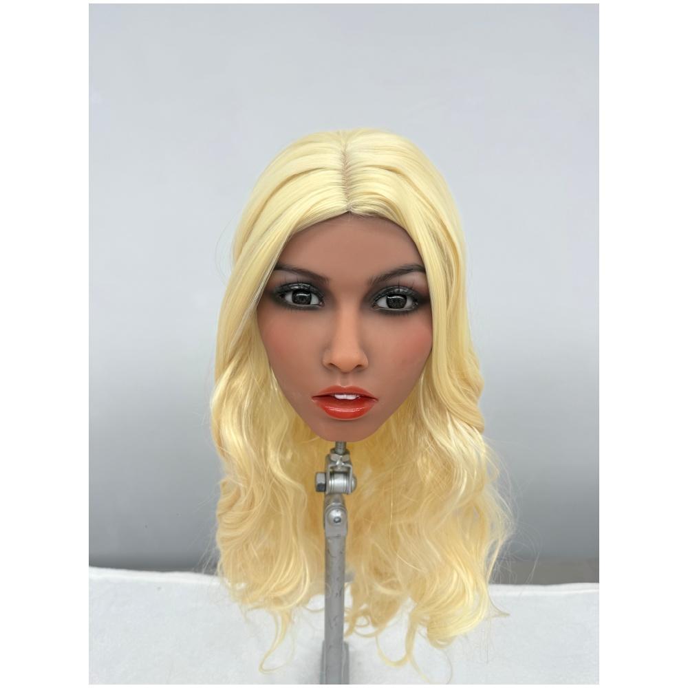 Exquisite Sex Doll Single Head Realistic Insertable Oral Love Doll Head Built In Skeleton Real Oral Sex Doll Head