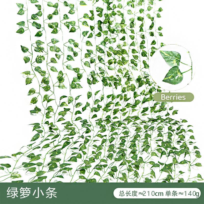 Simulation Grape Leaf Vine Vine Decoration Green Leaf Vine, Simulation Plant Leaf Vine Ceiling Green Plant Creeper