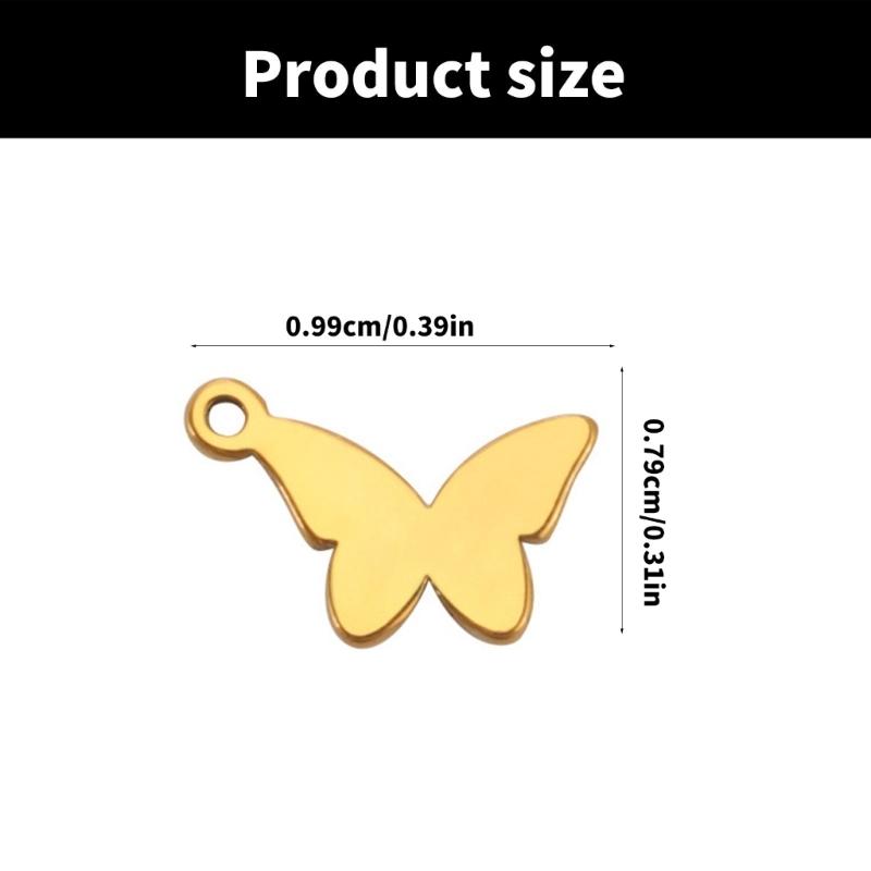Stylish Reversible Butterfly Pendant Charm Necklace Featuring Crystal Accent for Fashion Trendsetters Daily Use