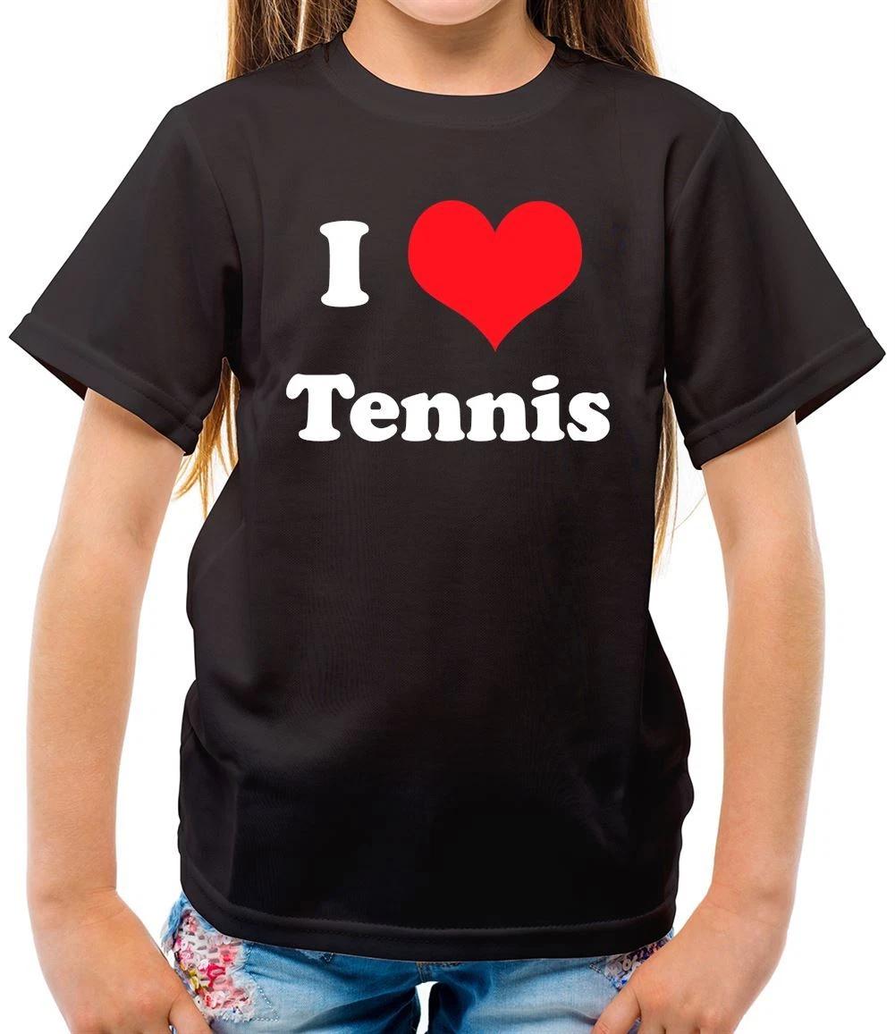 I Love Tennis - Kids T-Shirt - Wimbledon Gift Player Equipt Racquet 150