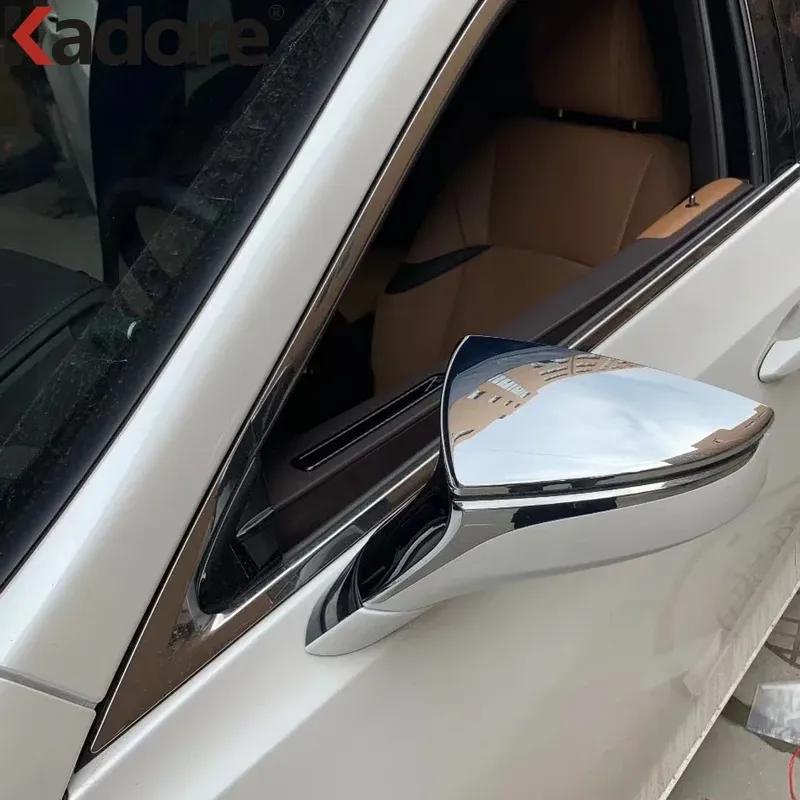 For Lexus ES 250 350 300h -   2024 Carbon Fiber Car Accessories Rearview Mirror Cover Trim Side Wing Mirrors Cap