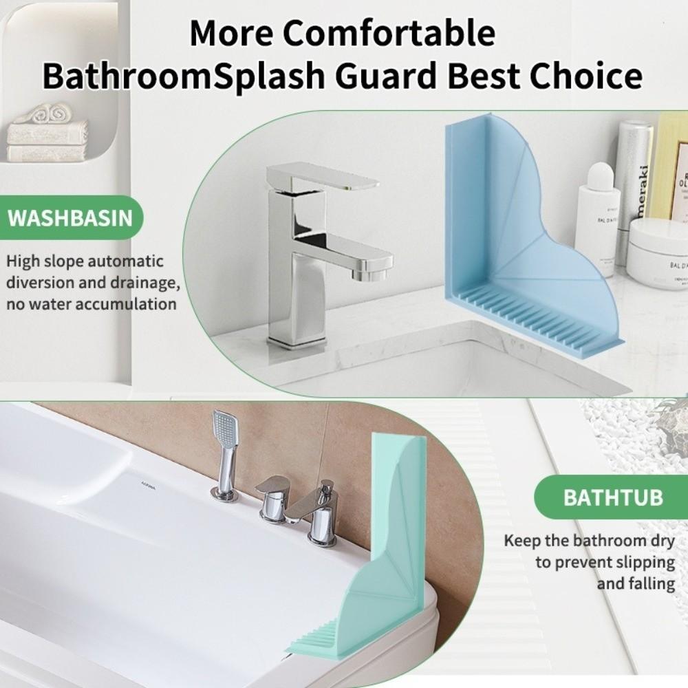 Suction Cup Shower Waterproof Barrier Washbasin Water Baffle Bathroom Bathtub Washbasin