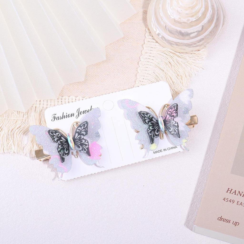 Cross-Border Butterfly Hair Clip for Girls - Ancient Costume Style Hair Accessory
