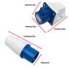 IP44 Gniazdo-wtyczka naścienna Wodoodporne 220-250V 16A Przyczepa kempingowa Kamper