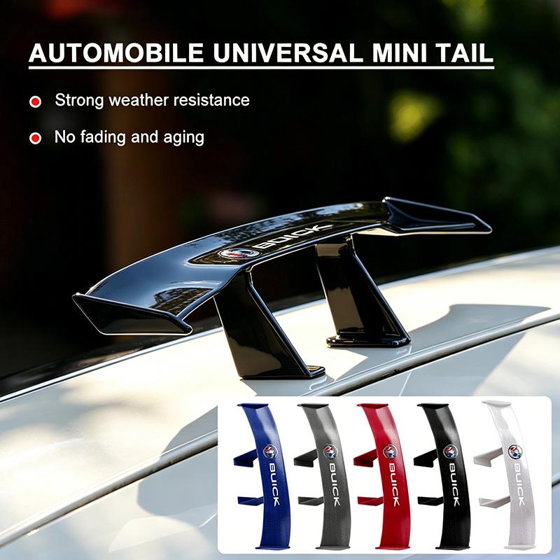 Auto-Heckspoiler Mini-Spoiler Flügel Kleines Heckemblem Aufkleber Dekoration für Buick Regal Lacrosse Avenir Envision Angkola Electra Anthem Cascada Avista