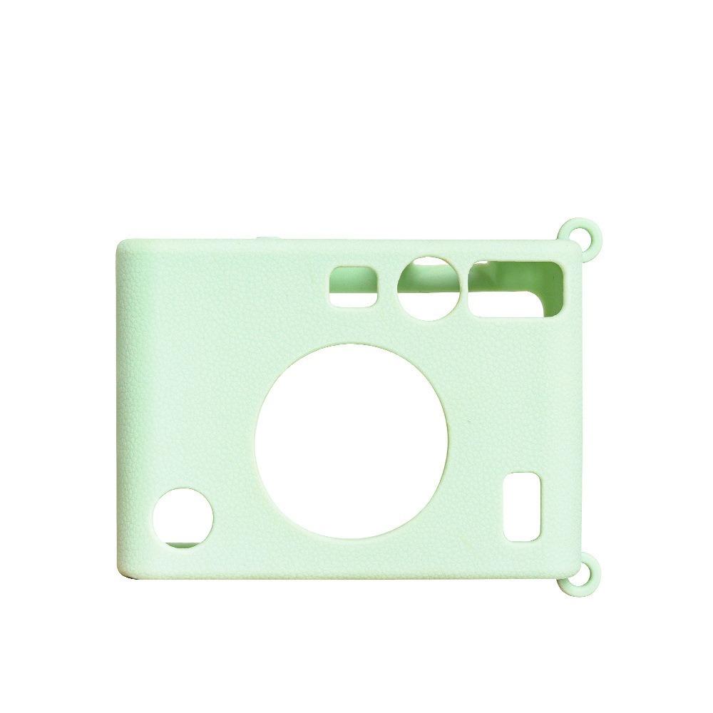 Solid Color Silicone Protective Cover for Fujifilm Instax Mini EVO Instant Camera Case Accessories Soft Shell Leather Protector