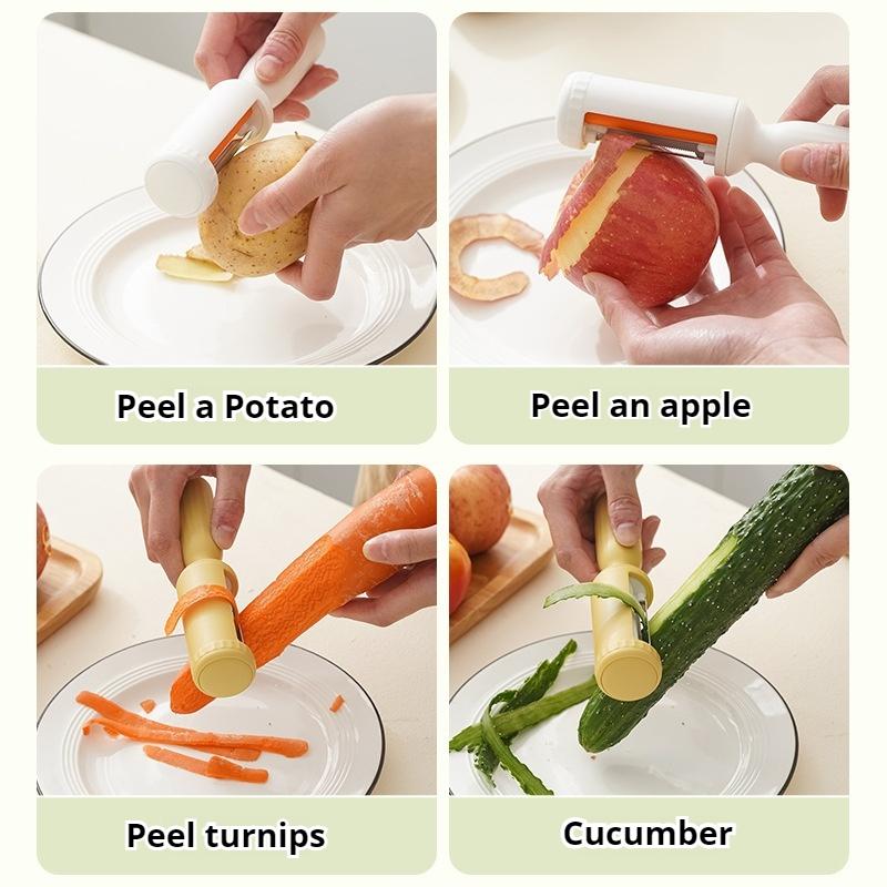 Creative Multifunctional Wash Brush Peeler Knife Household Fruit Potato Vegetable Peeler