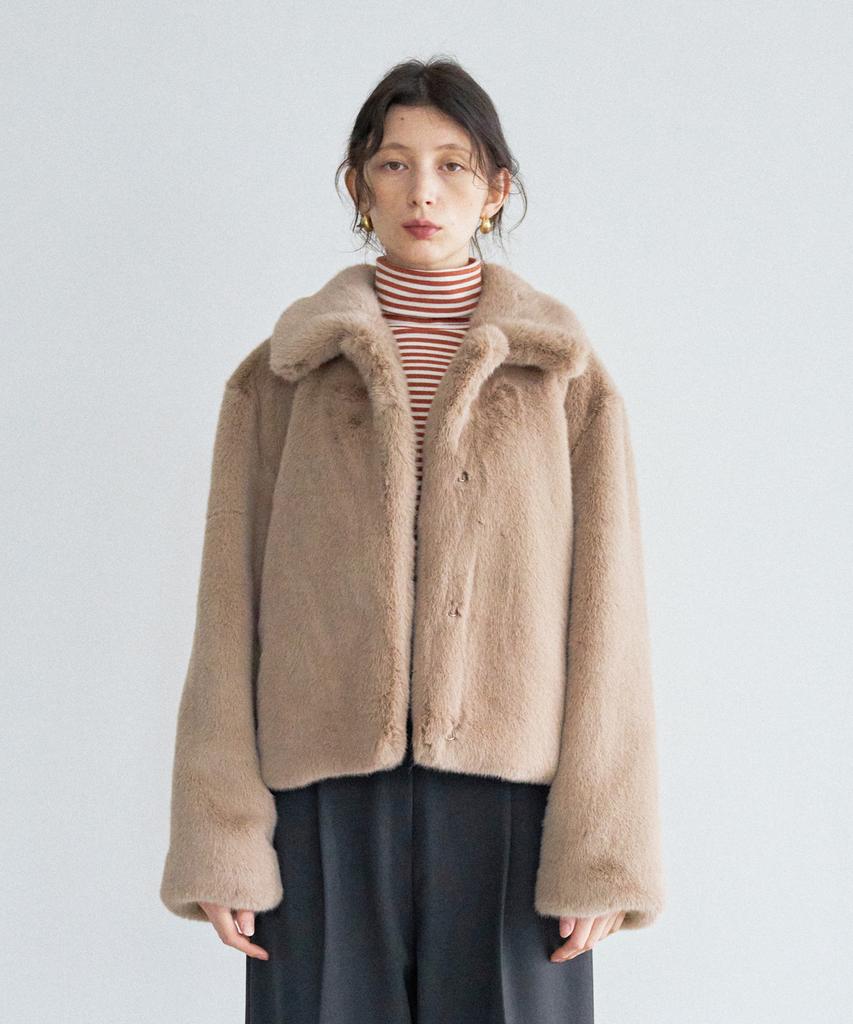 Lartigent Ltg7 Fur Jacket(Beige)